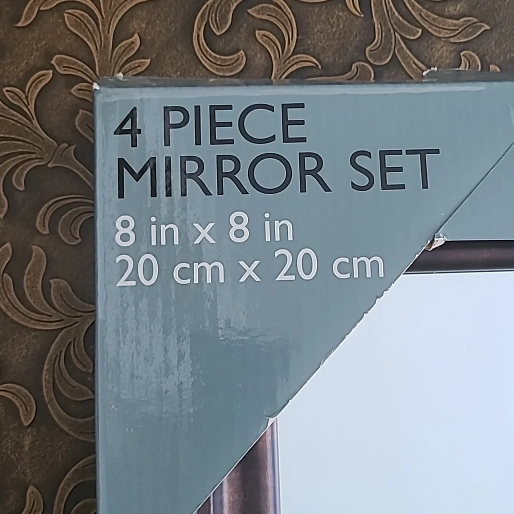 4 Piece Mirror Set - Bronze